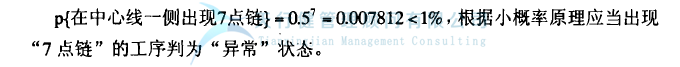 統(tǒng)計(jì)過(guò)程控制 SPC 控制圖的 控制圖判別準(zhǔn)則